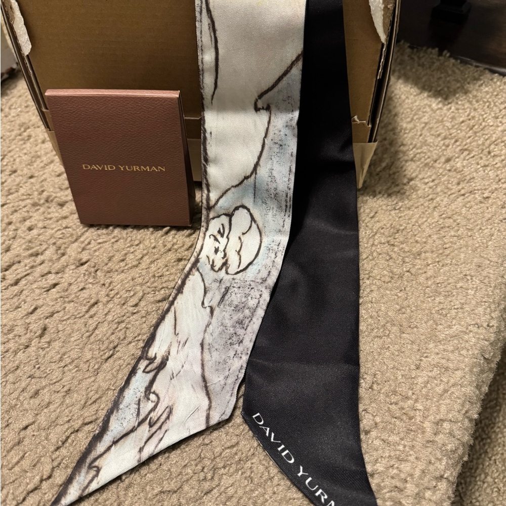 David Yurman Monochrome Silk Scarf